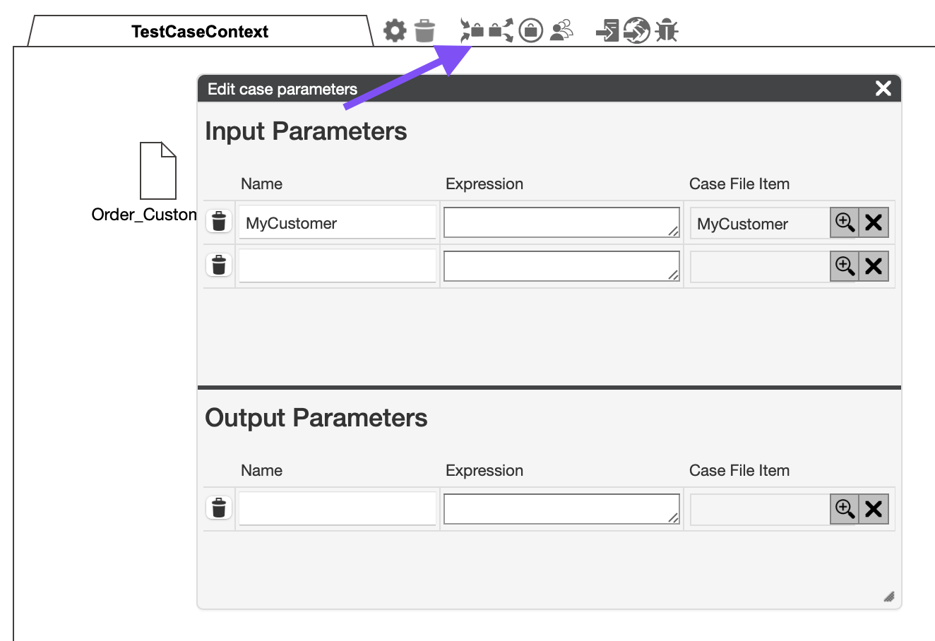 Case Parameter Mapping