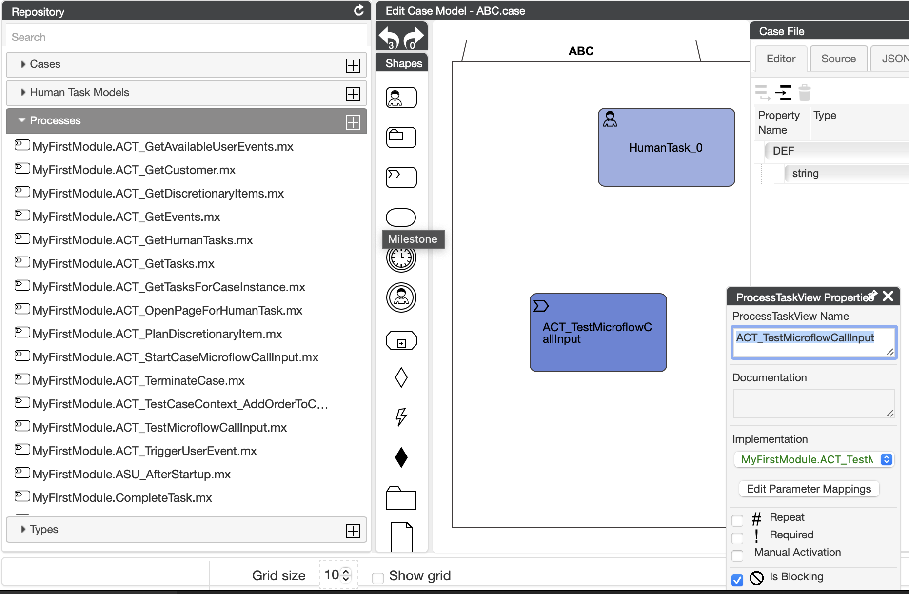 Microflow to ProcessTask