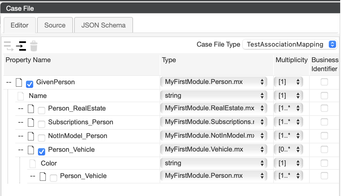 Person case file model