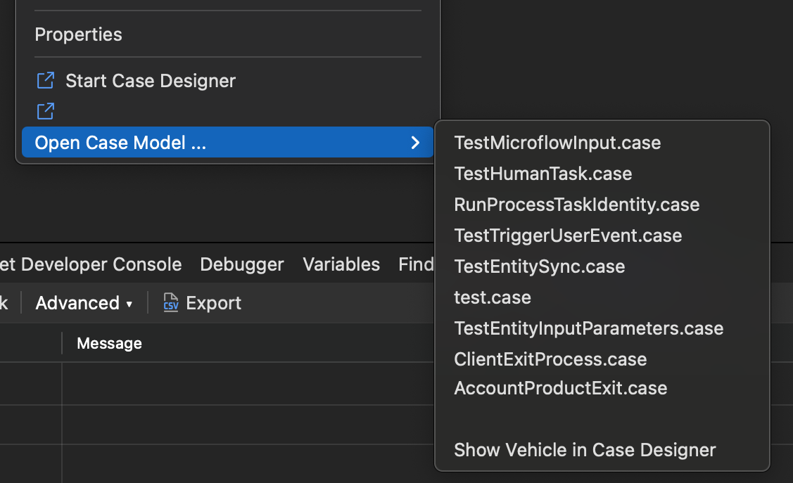 Start Modeler