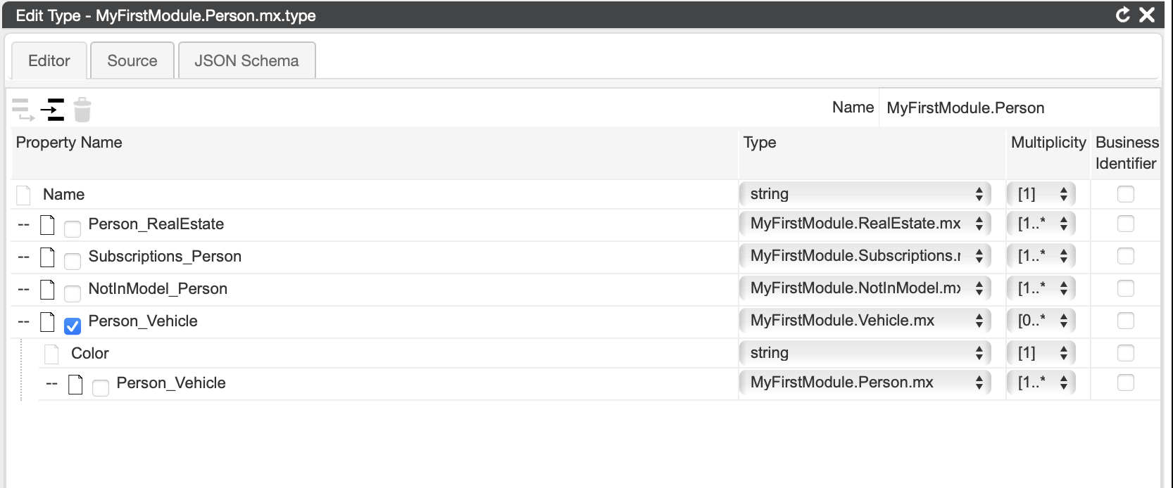 Start Modeler CaseFile